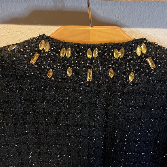 Chicos Rhinestone Collared Jacket size 0 - Picture 8 of 9